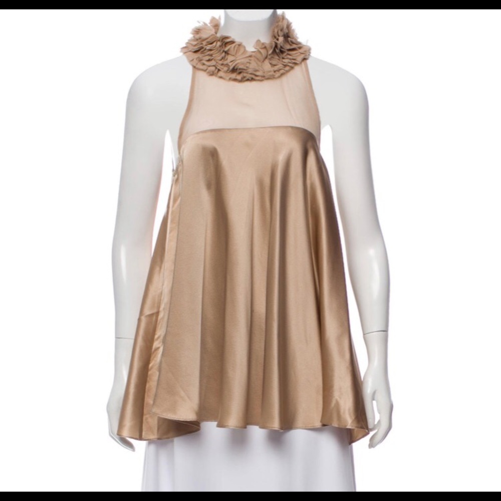 THOMAS WYLDE
Sleeveless Ruffled Top